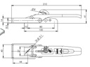Zatvarač pant SPP, ZB-01A