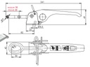 Zatvarač pant SPP, ZB-03