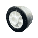 Bočni roler elastomer/polymer I Ø100x60x21mm I crni MR