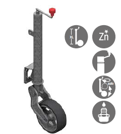 Pomoćni kotač veliki AL-KO, automatski, produženi 1010mm, 230x80, 500kg