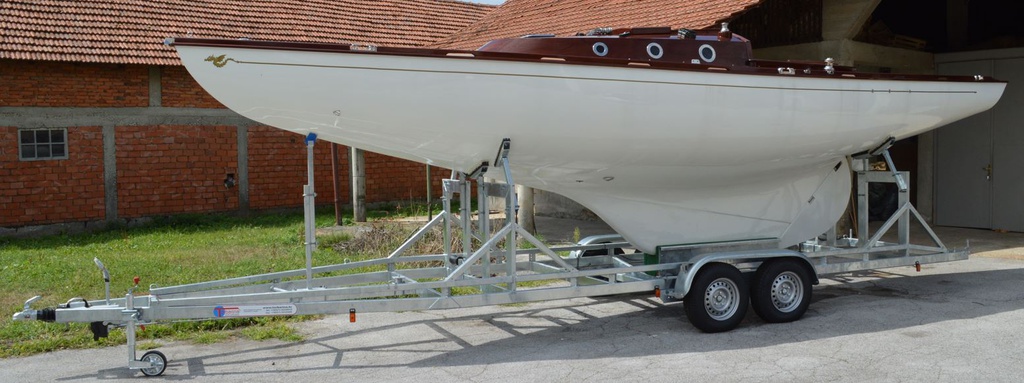 Brodska prikolica za jedrilicu - custom
