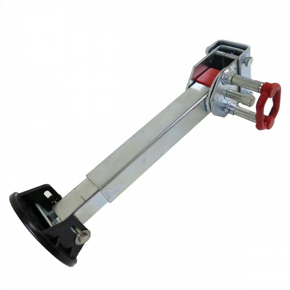 Swivel stabilizer/Steady leg AL-KO, 45x45mm, square, 500kg, 410+230mm, hot galvanized, pivoting sideways