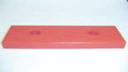 Rubber pad 300x100x34mm, red, MRE