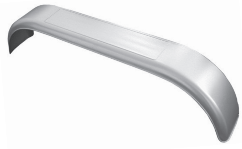 Mudguard tandem 14", galvanized, 1500x410x260mm