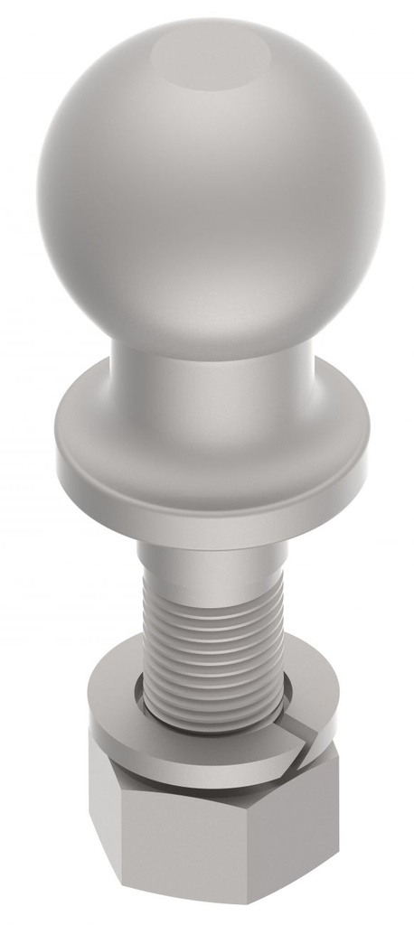Coupling ball with washer + nut 1600 kg