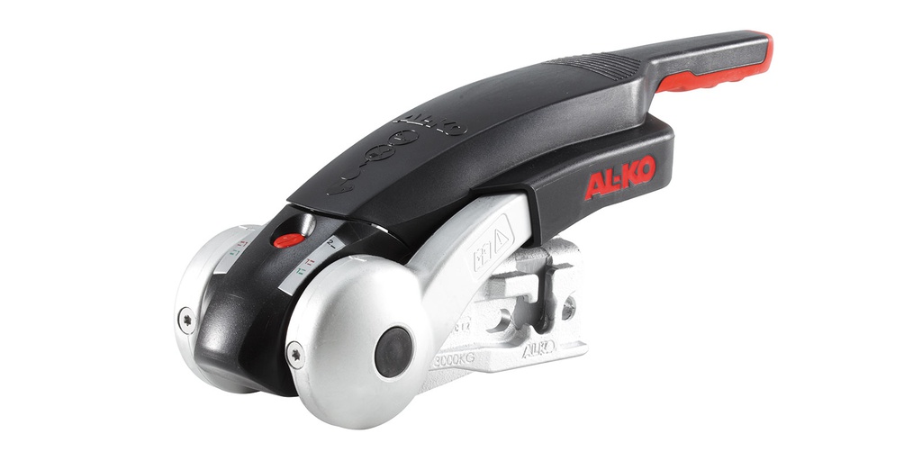 Coupling head AL-KO, AKS 3004 stabilizing, Ø35-45-50mm inserts, 3000kg, mounting screws