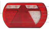 Stražnje svjetlo Multipoint, LED, desno Lucidity 12/24