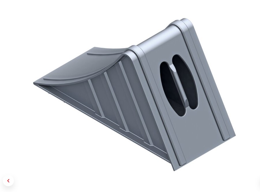 Metal wheel chock AL-KO, 300x120mm without holder