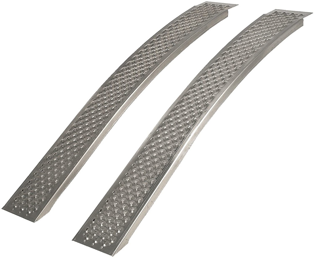 Loading ramps AL-KO, curved, 400kg in a pair, 2000x225mm, Alu - PAIR