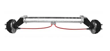 Osovina kočiona AL-KO 1350kg, BC 1500, OHF 1990mm, 5x112, dugi prihvat, EA1300 WP