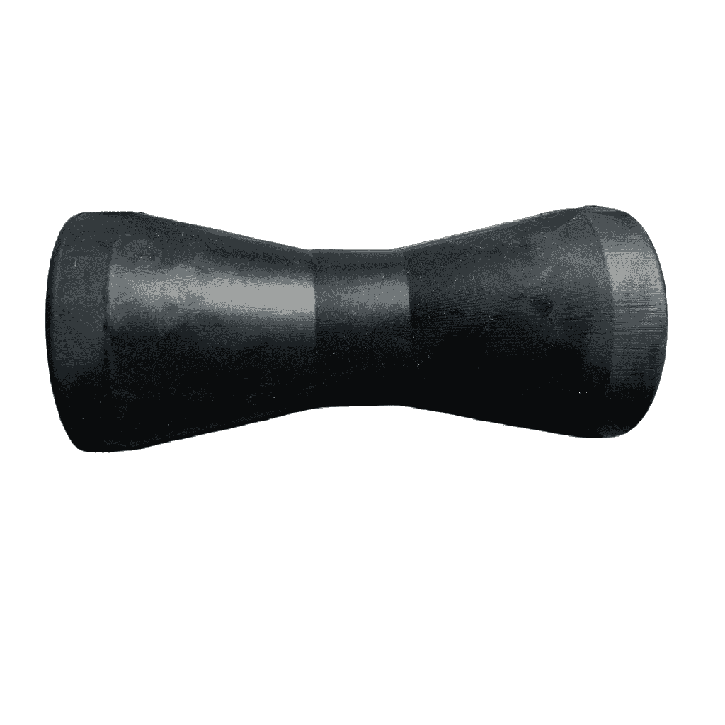 Rubber keel roller I 200 mm I TORBARINA I with metal axle