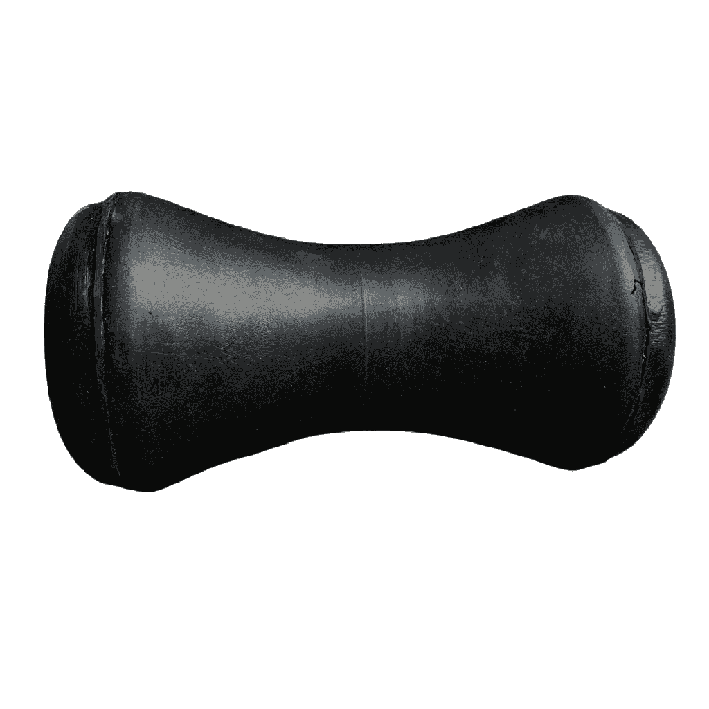 Rubber keel roller heavy duty I 230 mm I TORBARINA I with metal axle