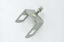 Galvanised tube slide adjuster clamp - 60x40mm I TORBARINA