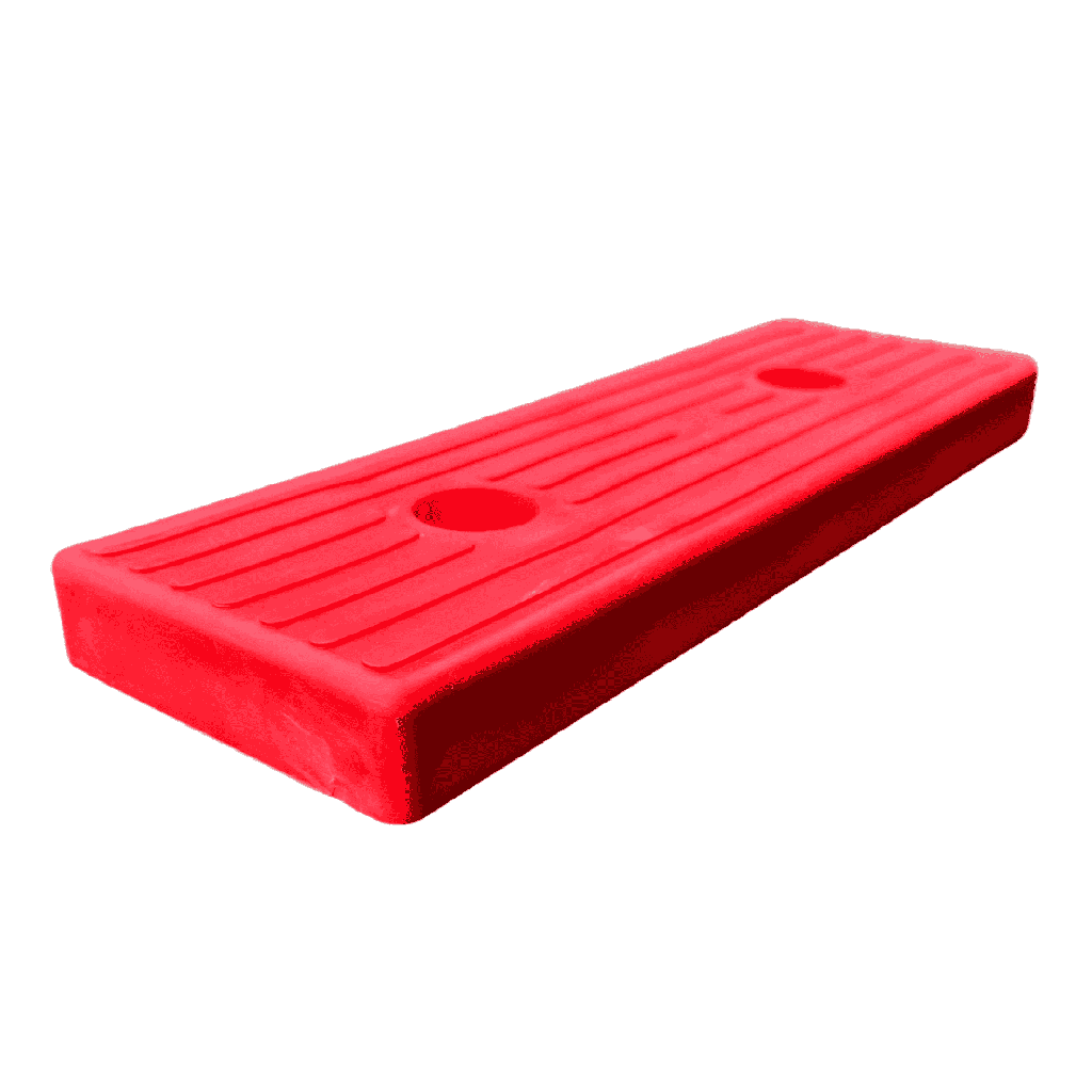 Snubber pad 300x100x34mm, red, MRE