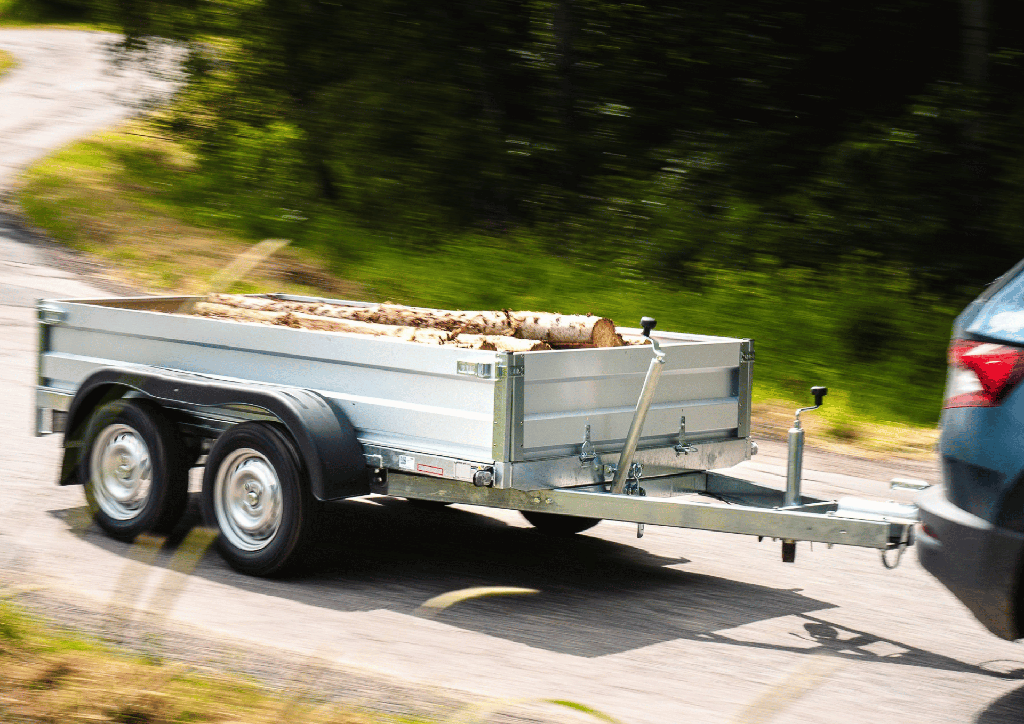 Box trailer Torbarina T075M6 double axle 750 kg