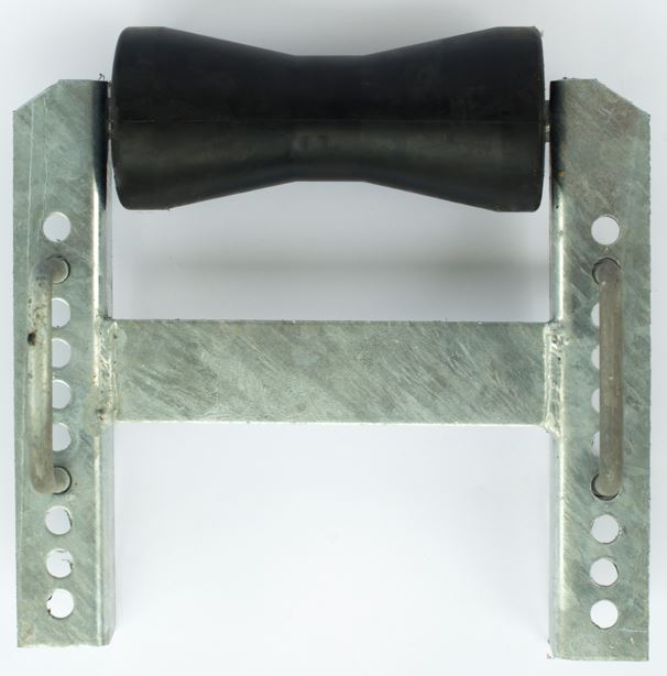 Keel roller assembly - 200mm keel roller with H bracket I TORBARINA
