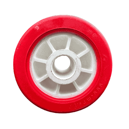 [20219] Bočni roler polymer I Ø120x70x21mm I crveni MR