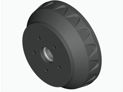 [12813] Brake drum Knott F250 112x5 M12x1,5 with bearing