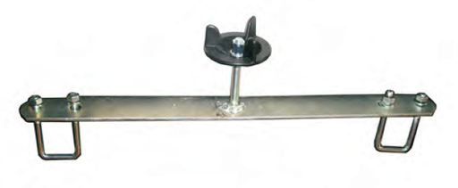 [1562] Spare wheel holder system with u-bolts for 60x40mm tube, 600mm, LL