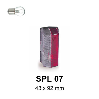 [2219] Gabaritna lampica SPL 07, crveno/bijela, Jokon