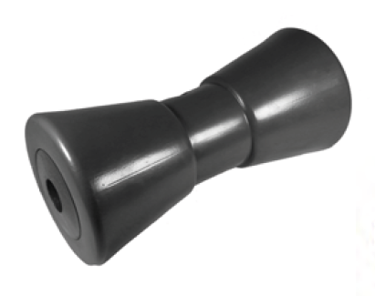 [20611] Keel roller LL, rubber, 200x95mm, 21mm hole, metal axle