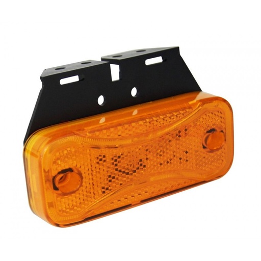 [22236] Side marker yellow, with bracket, LED Lucidity 12/24V
