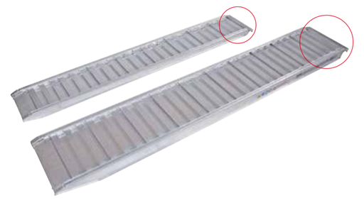 [13916] Loading ramp AL-KO, flat, load capacity 950kg/pc, PROFI, 2369x300x60mm, Alu - 1 pc