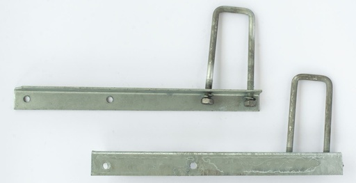 Mudguard holder for boat trailer "L" - for 10" and 13" wheel, with chassis holder and mounting screws