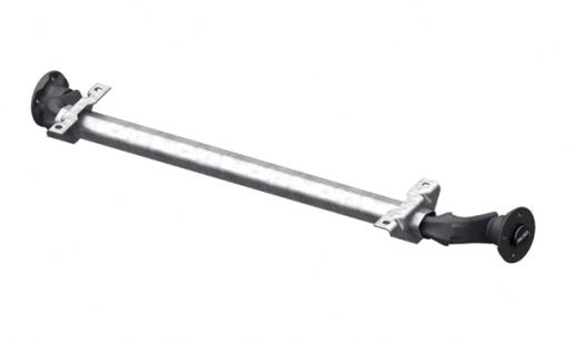 [11935] Axle unbraked AL-KO, 750kg, BC 1240 mm, OHF 1700 mm, 4x100