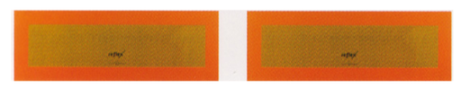 [22130] Marker board reflecting - pair I yellow with red edge I 565x200 mm I Jokon