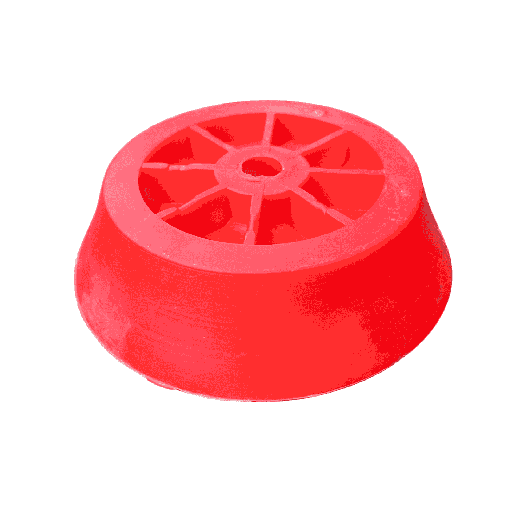 [202116] End cap for bow snubber 1/2, red, MRE (set of 2 parts)