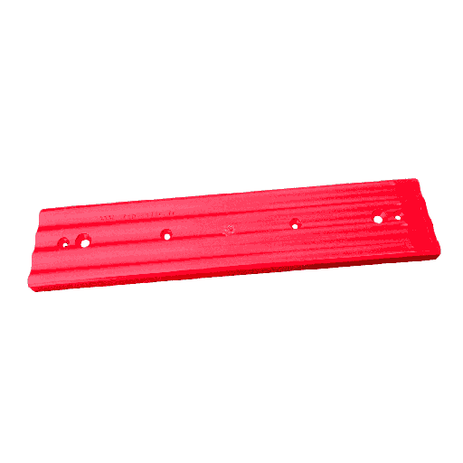 [2113] Plastic skid pad 400x88x3mm, red, MR