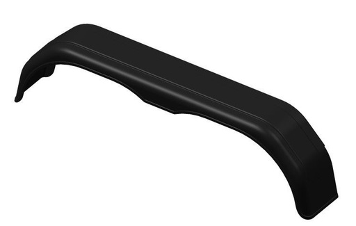 [815] Mudguard tandem KNOTT I plastic I black I 14"