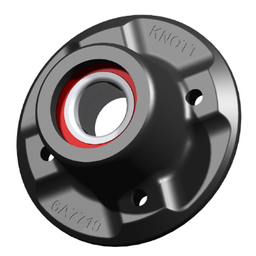 Wheel hub Knott, FNK22, 100×4, M12×1,5, with bearing (375kg)
