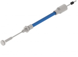 Bowden cable Knott, INOX, mushroom head, 1030-1220mm, blue