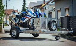 Car trailer M075AA motorcycle